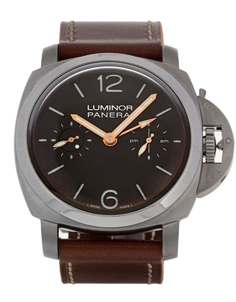 panerai homage luminor pvd tourbillon